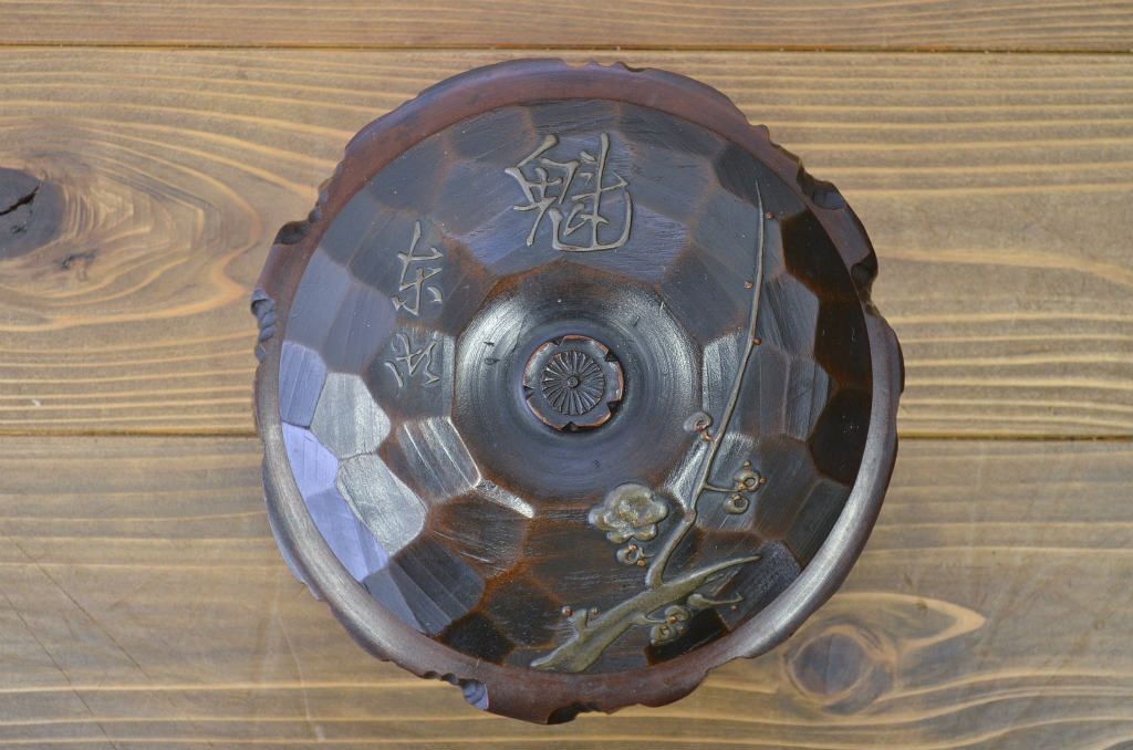 アンティーク雑貨　○古い水戸彫お盆硯箱など6点セット
