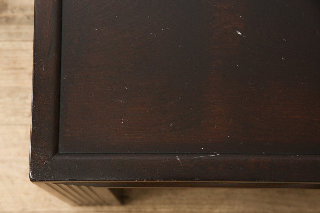 ヴィンテージ　松本民芸家具　絶版品!上品な意匠が趣溢れる希少なG型座卓(ローテーブル、ビンテージ)(R-059747)