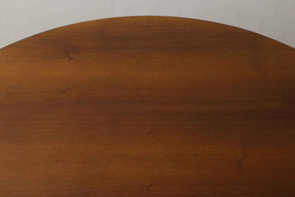 中古　バロッサバレンティ(VARO,S.A. VALENTI)　球根のようなバルボスレッグが特徴の重厚感のあるダイニングテーブル(ラウンドテーブル、丸テーブル)(R-055713)