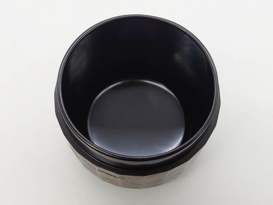 木具師 橋村萬象造　細やかな蒔絵が魅力の棗(折撓、花押、春秋、たんぽぽ、すすき、ススキ、花、植物、鵬雲斎書付き、木製、漆器、茶入れ、茶道具、茶筒、茶器、共箱付き)(R-079309)