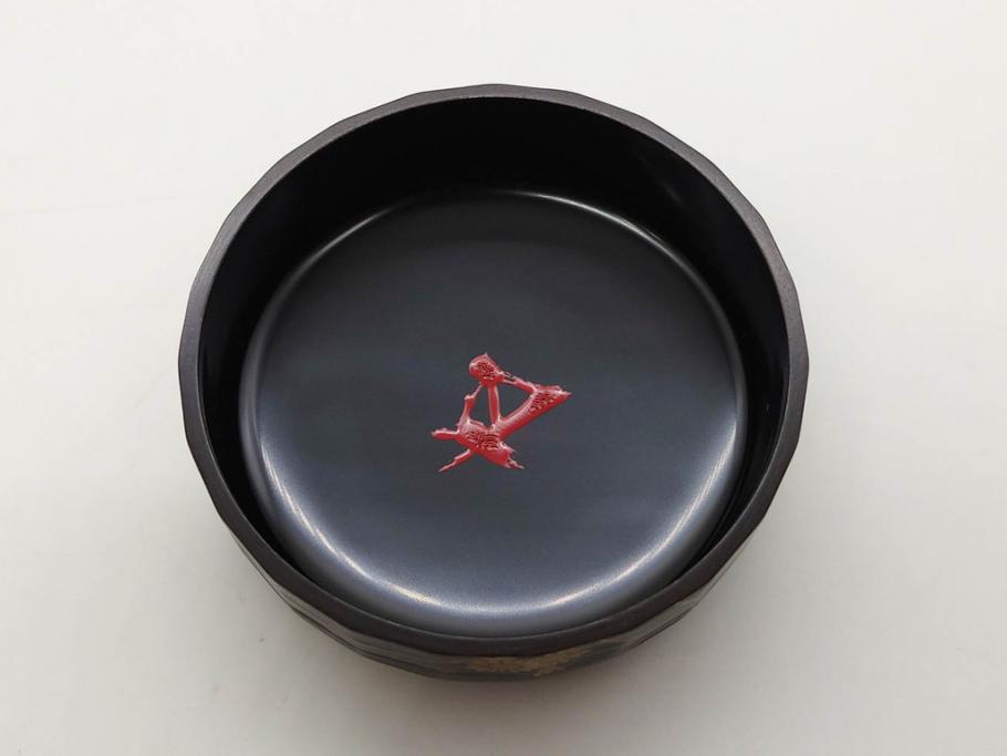 木具師 橋村萬象造　細やかな蒔絵が魅力の棗(折撓、花押、春秋、たんぽぽ、すすき、ススキ、花、植物、鵬雲斎書付き、木製、漆器、茶入れ、茶道具、茶筒、茶器、共箱付き)(R-079309)