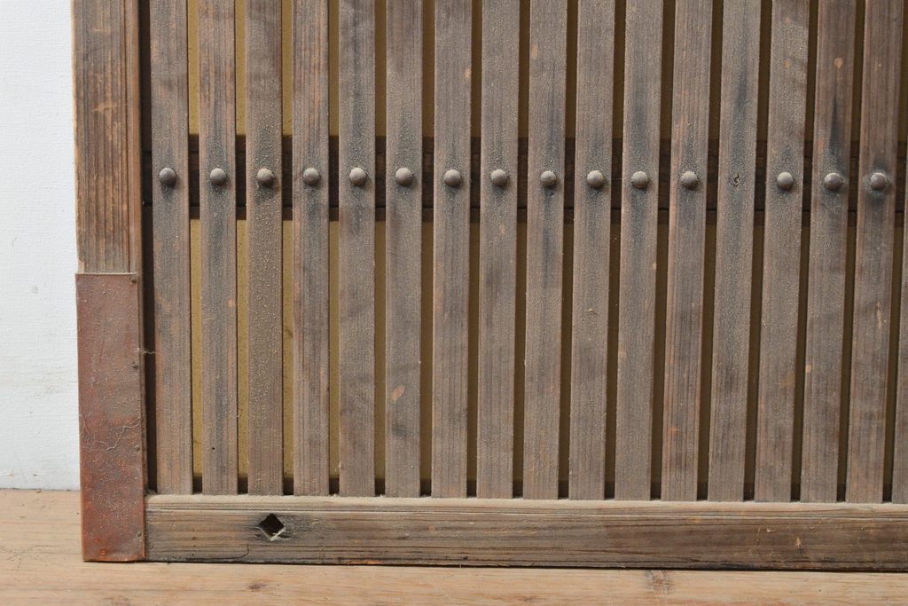 アンティーク建具 小さな格子戸1枚(引き戸、建具)(R-055073
