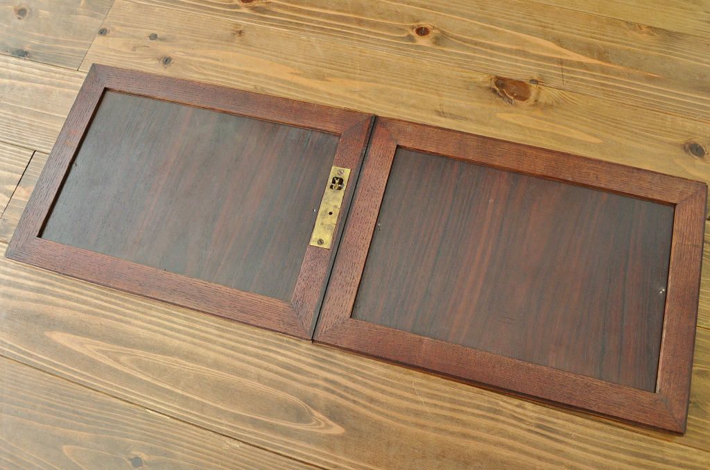 アンティーク家具　珍品希少!最高級!唐木と黒柿の重厚な帳場箪笥