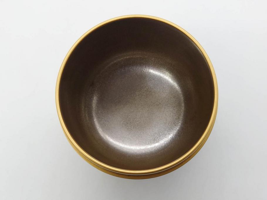 博友作　輪島塗　優美で豪華な棗(菊、花、雲模様、蒔絵、漆器、木製、茶入れ、茶筒、茶道具、茶器、共箱付き)(R-079327)