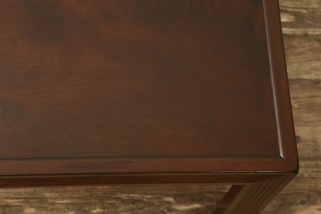中古　美品　松本民芸家具　絶版品!　上品な意匠が趣溢れるG型座卓(ローテーブル、センターテーブル)(R-053464)