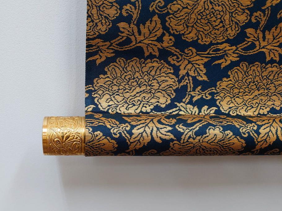 工芸　複製画　神護寺所蔵　国宝　釈迦如来像　第577番　掛軸(第五百七十七番、掛け軸、絹本、仏画、共箱付き、解題、多色コロタイプ印刷、手彩色)(R-079460)　