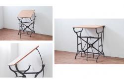 中古　DREXEL HERITAGE(ドレクセルヘリテイジ)　Triune(トライユン)　品のある佇まいが魅力のダイニングテーブル(エクステンションテーブル、食卓、4人掛け、6人掛け、8人掛け)(R-069097)