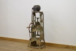 アンティーク雑貨　古いモーター付かき氷機 白雪 (ジャンク品)