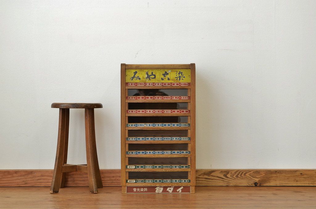 レトロ家具　昭和レトロ　素敵なアンティーク糸ケース(小引き出し)