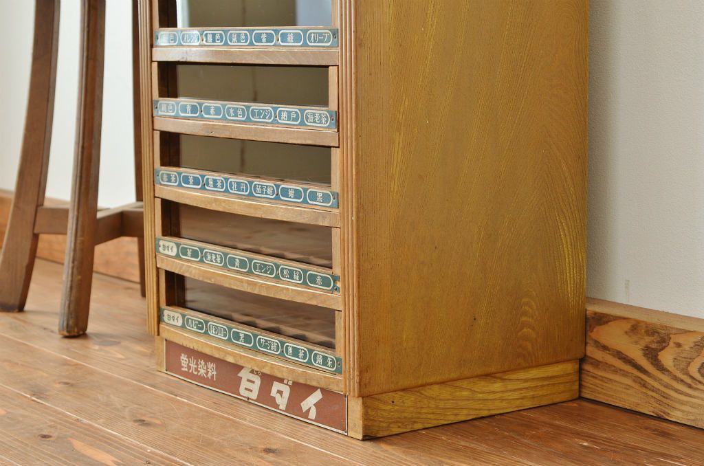 レトロ家具　昭和レトロ　素敵なアンティーク糸ケース(小引き出し)