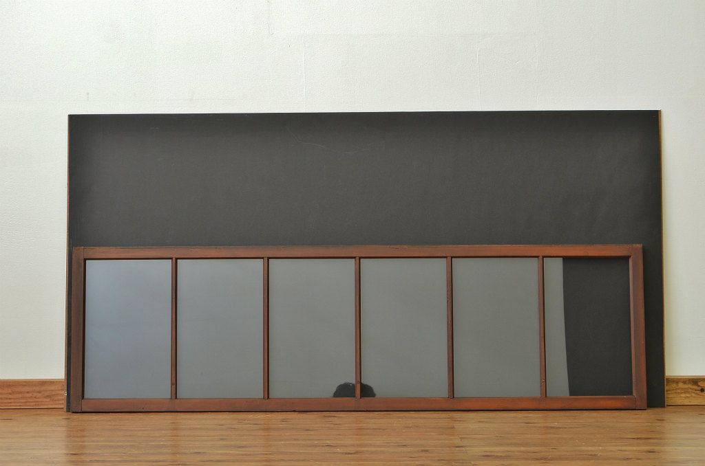 古い木のアンティーク明り取り1枚(欄間)