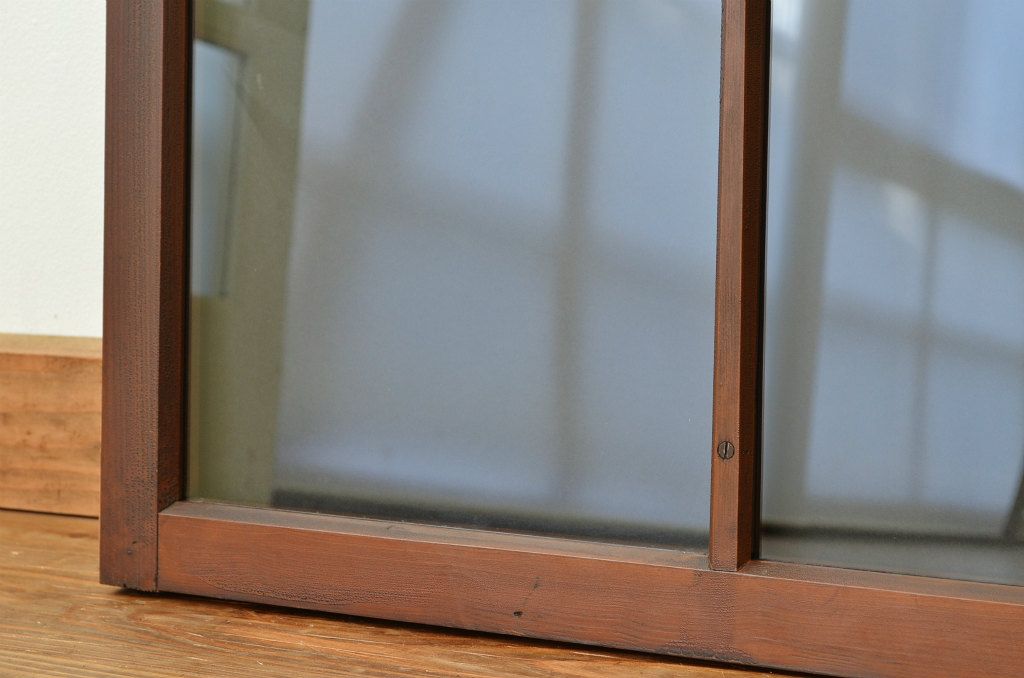 古い木のアンティーク明り取り1枚(欄間)