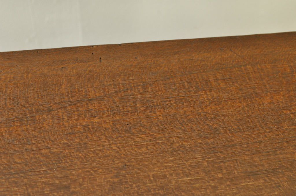 アンティーク家具　古材無垢板で作製した大型ベンチ