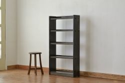 レトロ家具　昭和レトロ シンプルなアンティーク本棚(飾り棚)