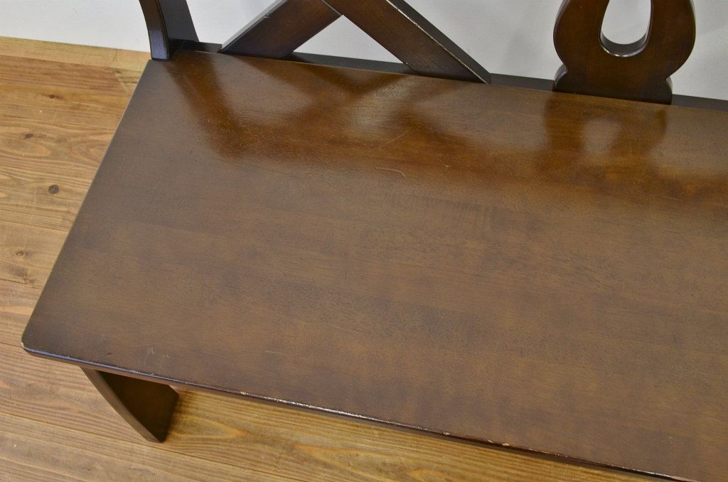 ☆中古 karimoku RUSTIC(カリモク ルスティック)2人掛けベンチ長イス ☆中古 karimoku RUSTIC(カリモク ルスティック)2人掛けベンチ長イス