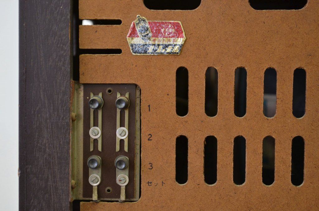 ジャンク品!古いナショナル真空管テレビF14-Q1