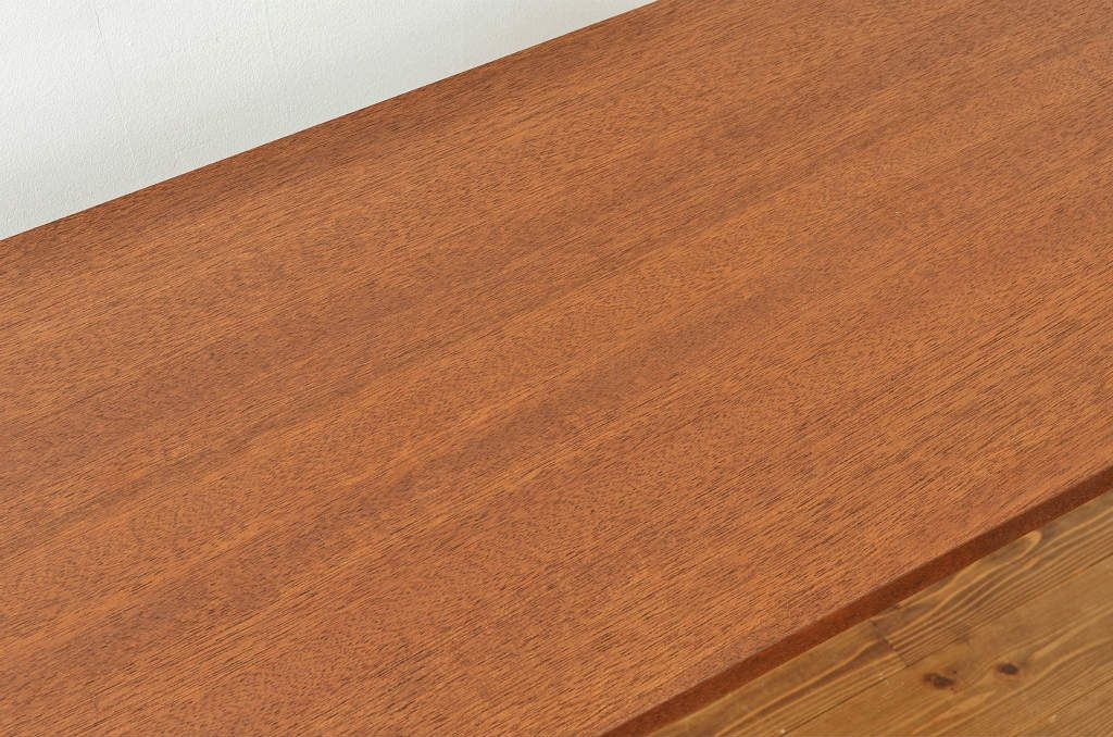 アンティーク家具　☆アンティーク　天板一枚板の鉄脚テーブル?(作業台、机)