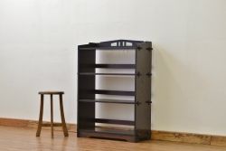 アンティーク家具　アンティーク　ナラ材の素敵な本棚(飾り棚・書棚)