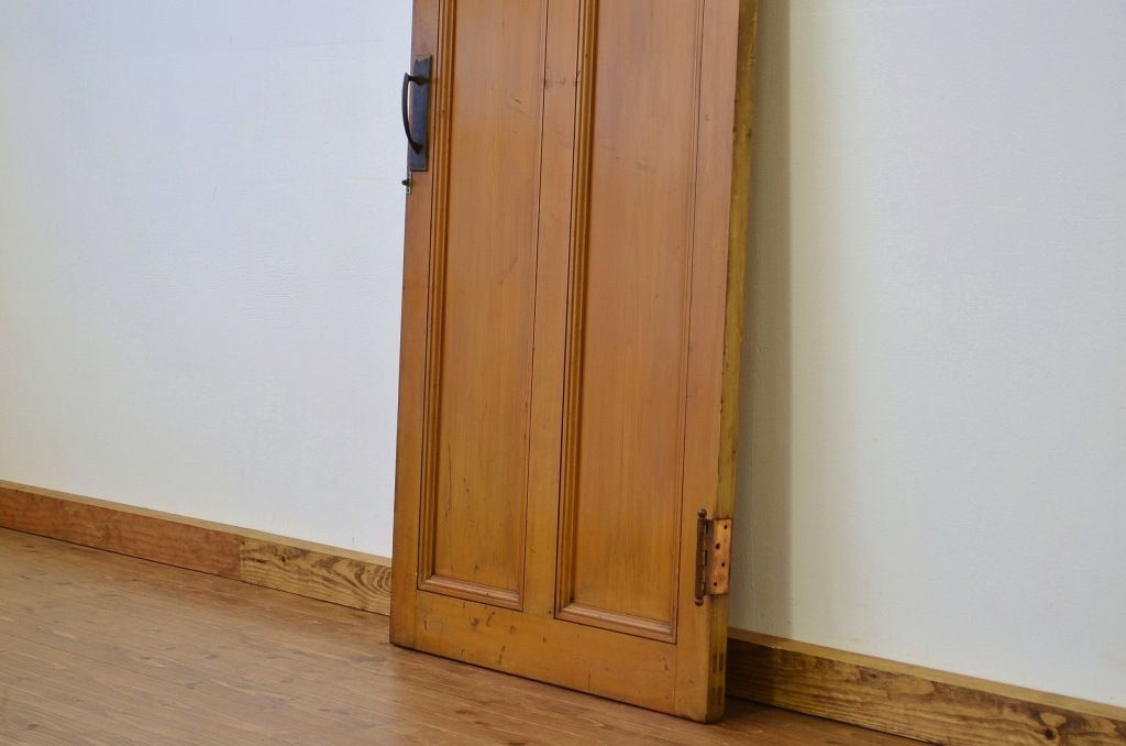 上質なアンティークモールガラスドア1枚(扉・建具)