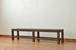 レトロ家具　★昭和レトロ・古い木の雰囲気の良いベンチ?(長イス・椅子)
