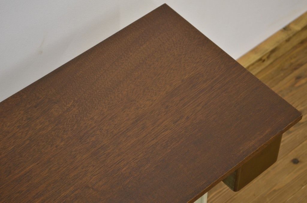 白いペイントのかわいいリメイクミシンテーブル(ミシン台)(JANOME)作業台