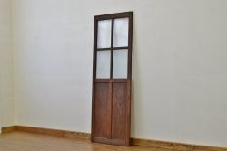 アンティーク 古い木のレトロな細身のドア1枚(扉)