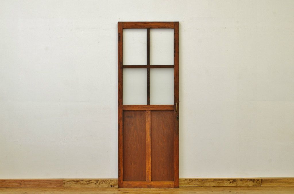 アンティーク 古い木のレトロな細身のドア1枚(扉)