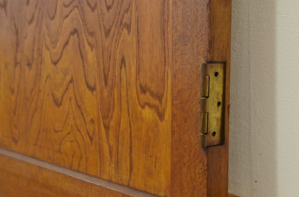 昭和レトロ ダイヤガラスのシックなドア1枚(扉・建具)