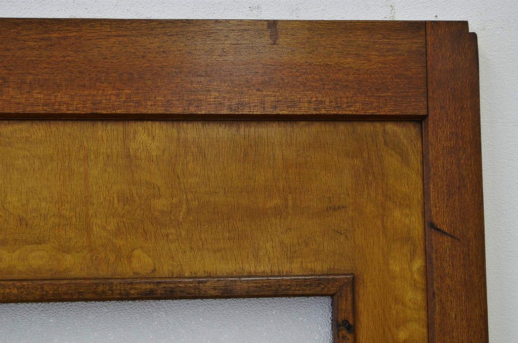 昭和レトロ ダイヤガラスのシックなドア1枚(扉・建具)