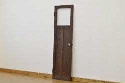 アンティーク とても細身のガラスノブのドア?(ダイヤガラス入り)扉・建具