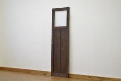 アンティーク とても細身のガラスノブのドア?(モールガラス入り)扉・建具