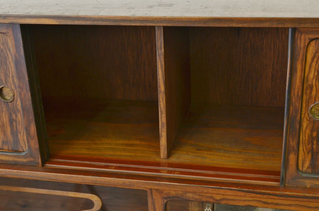 レトロ家具　☆昭和レトロ シックな重ね茶箪笥