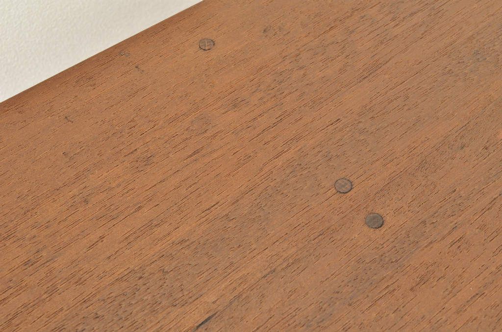 レトロ家具　昭和レトロ 古い無垢材のアンティークベンチ?(長椅子・いす・イス)