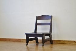 中古 北海道民芸 ダイニングチェア 高座椅子1(イス・いす)