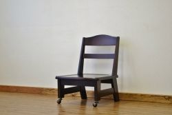 中古 北海道民芸 ダイニングチェア 高座椅子(2)(イス・いす)