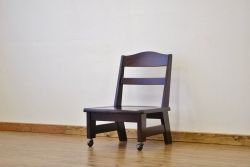 中古 北海道民芸 ダイニングチェア 高座椅子(3)(イス・いす)