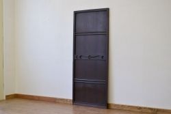 アンティーク　古い木のシックなドア1枚(扉・板戸)