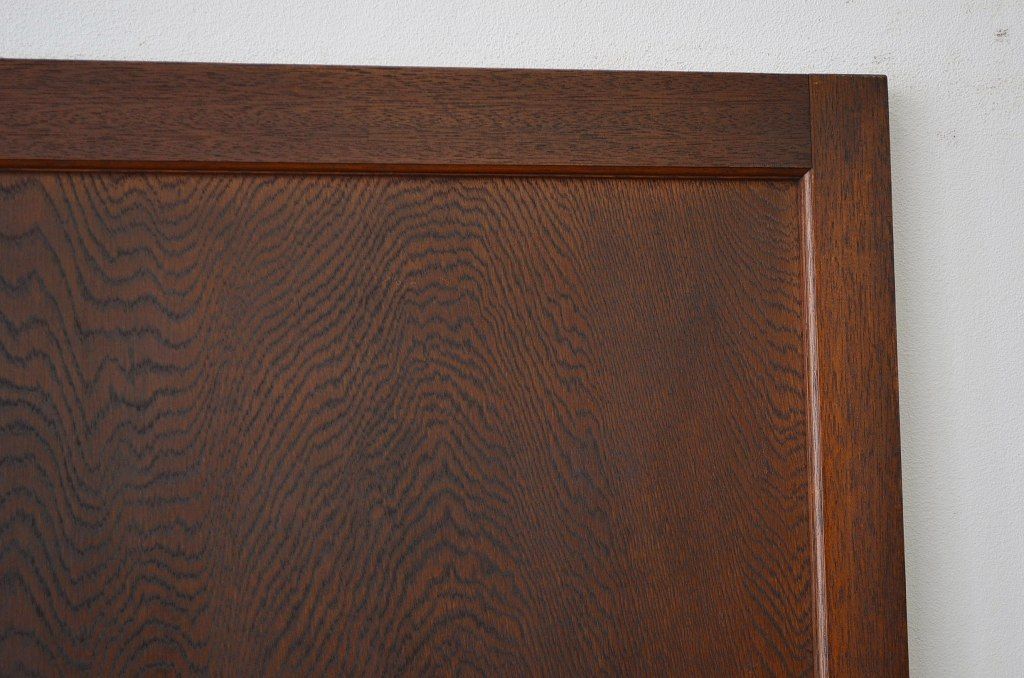 レトロ家具　昭和レトロ　すりガラス入りアンティークドア1枚(扉)