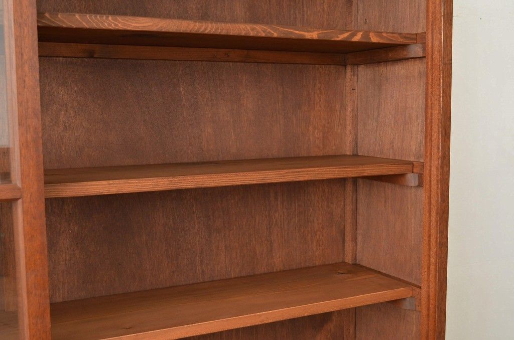 アンティーク家具　1960年代特大薄型収納棚?(陳列棚、ショーケース、ガラスケース)