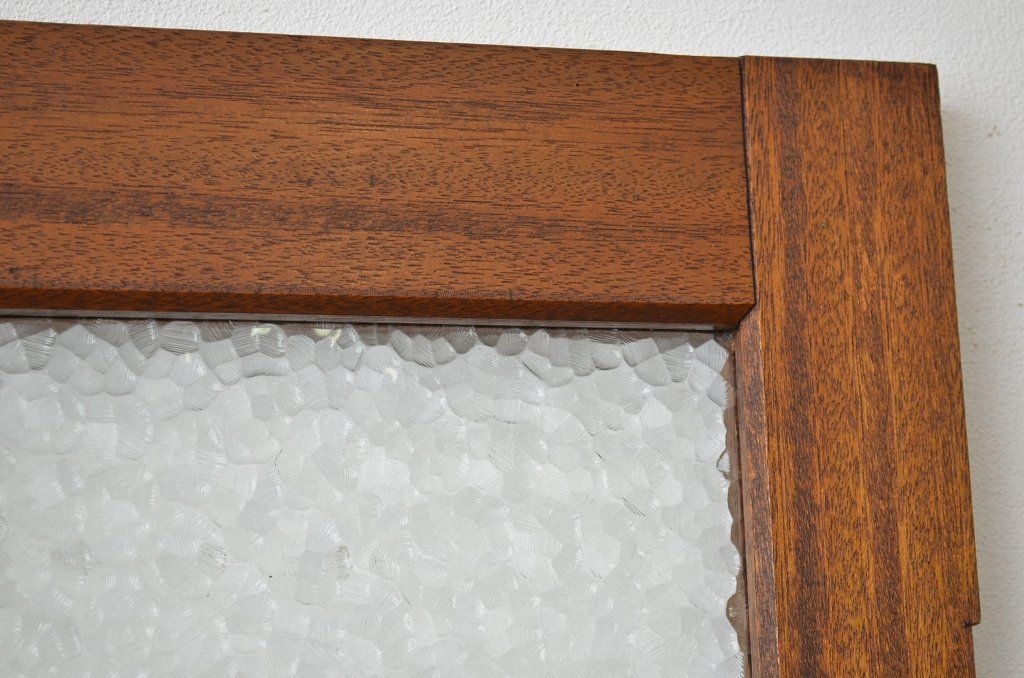 昭和レトロ 重厚な無垢材の親子ドア(子のみ)?扉