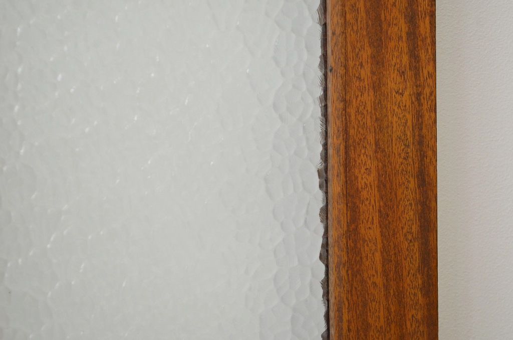 昭和レトロ 重厚な無垢材の親子ドア(子のみ)?扉
