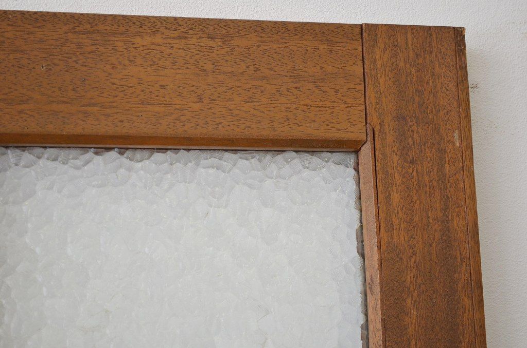 昭和レトロ 重厚な無垢材の親子ドア(子のみ)?扉