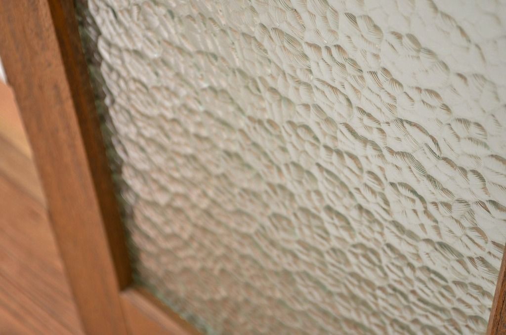 昭和レトロ 重厚な無垢材の親子ドア(子のみ)?扉