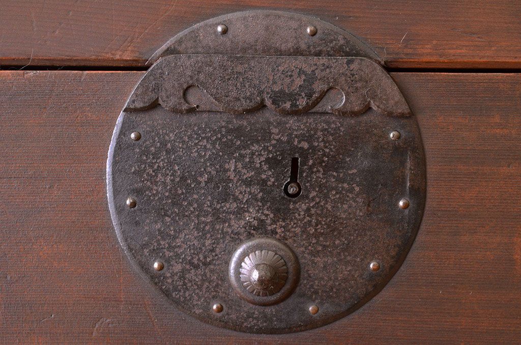 美品!　状態の良い二段重ね　美濃帳場箪笥