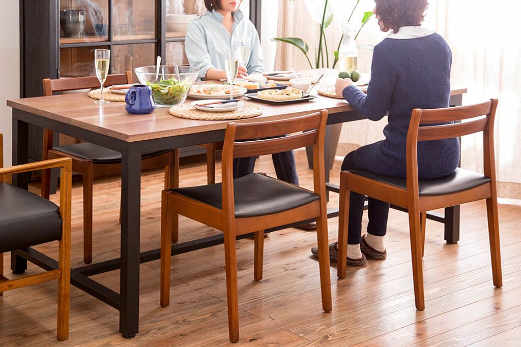 ヴィンテージ家具　北欧ビンテージ　ダイニングチェア2脚セット(椅子、イス、チェア)