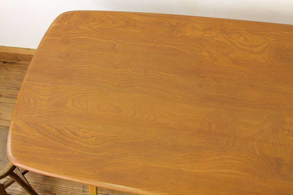 アンティーク家具　イギリス　アーコール(ERCOL)ダイニングテーブル(作業台)
