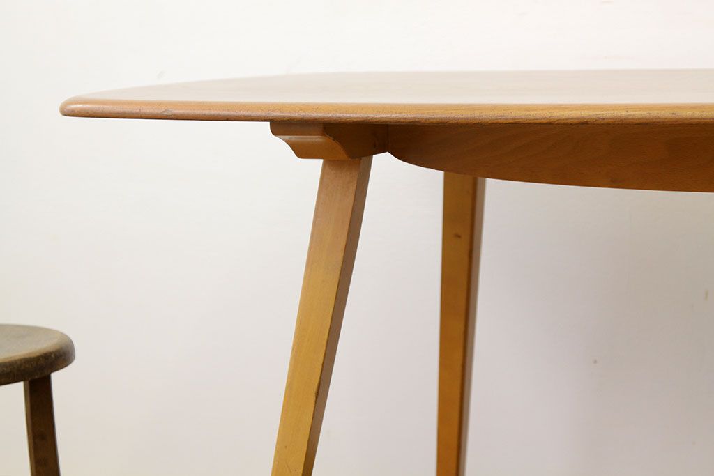 アンティーク家具　イギリス　アーコール(ERCOL)ダイニングテーブル(作業台)