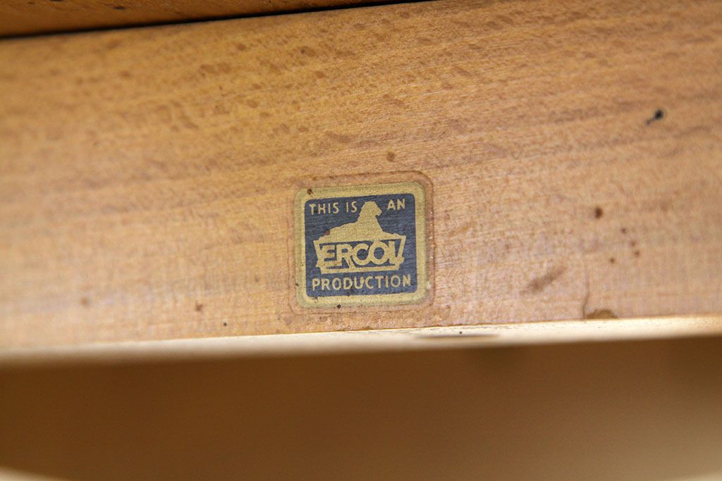アンティーク家具　イギリス　アーコール(ERCOL)ダイニングテーブル(作業台)