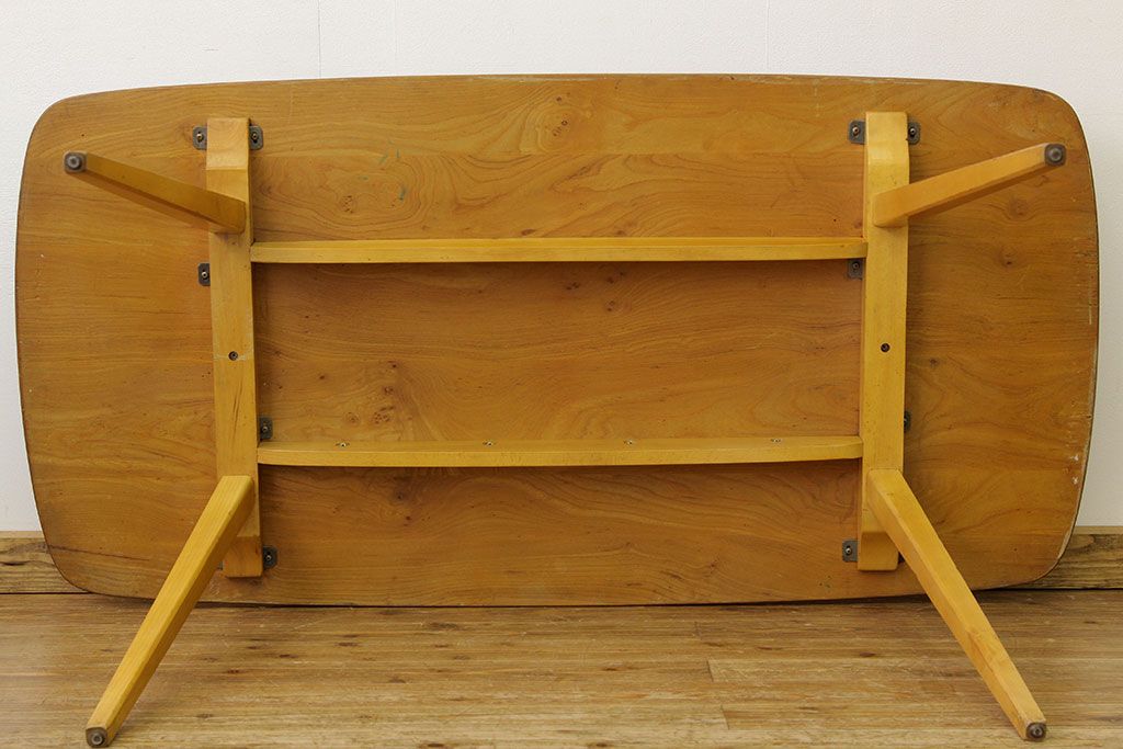 アンティーク家具　イギリス　アーコール(ERCOL)ダイニングテーブル(作業台)