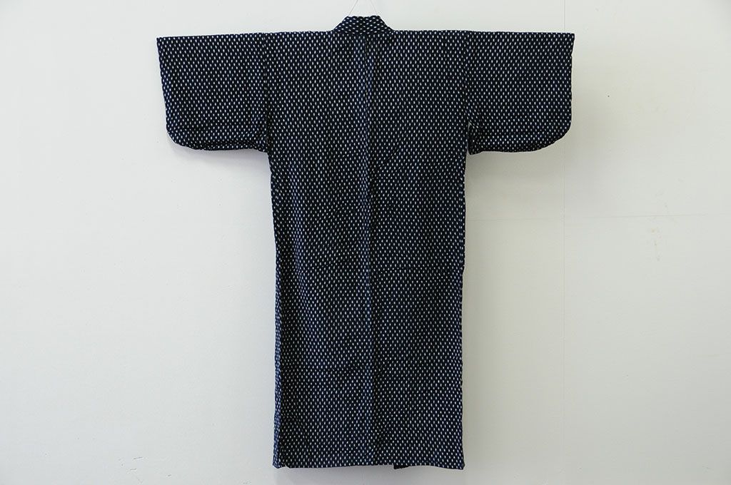 ○古い木綿着物　4点(絣古布材料)